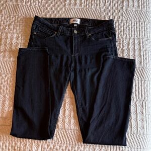 PAIGE Women's Dark Blue Straight Leg Jeans- size 29